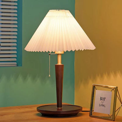 RetroLustre™ Wooden Table Lamp
