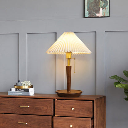 RetroLustre™ Wooden Table Lamp