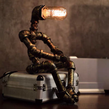 Steampunk Thinker™ Table Lamp