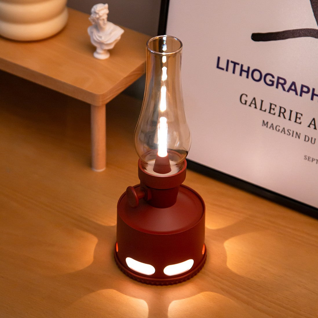 Glowforge™ Lantern Table Lamp