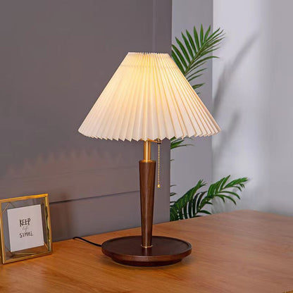 RetroLustre™ Wooden Table Lamp