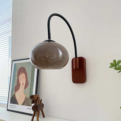 Glass Harmony™ Swivel Wall Lamp Smoky