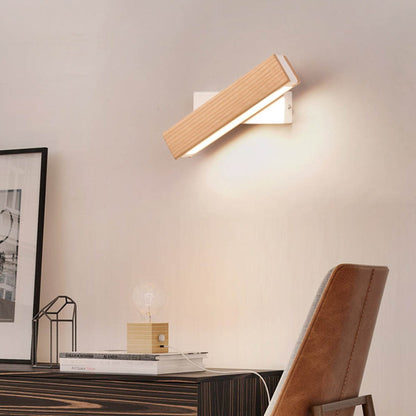 WoodSpin Glow™ Wall Light