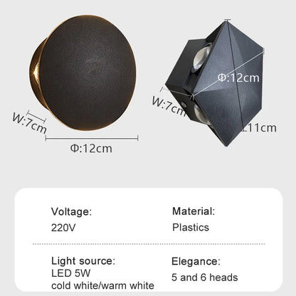 MARPOU Outdoor LED Wall Light