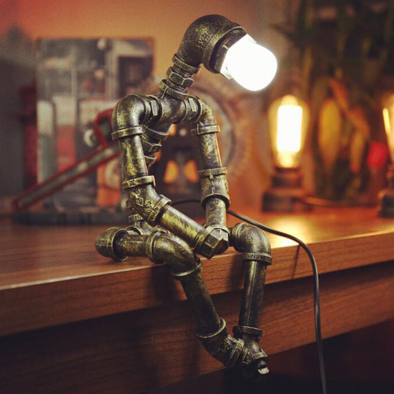 Steampunk Thinker™ Table Lamp