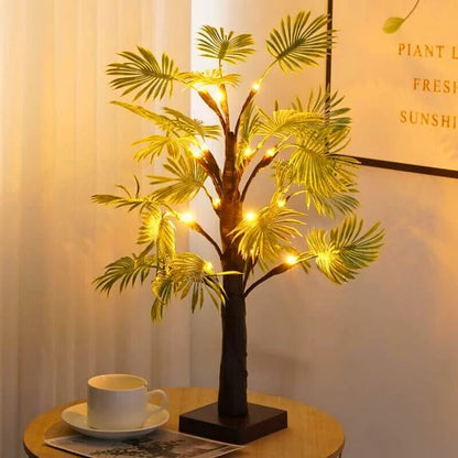 Festive LED Palm Leaf Lights