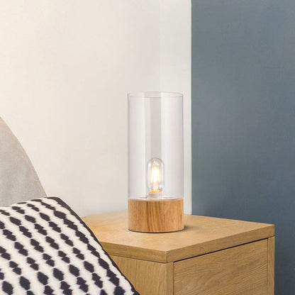 Lumeo Wooden Cylinder Night Lamp