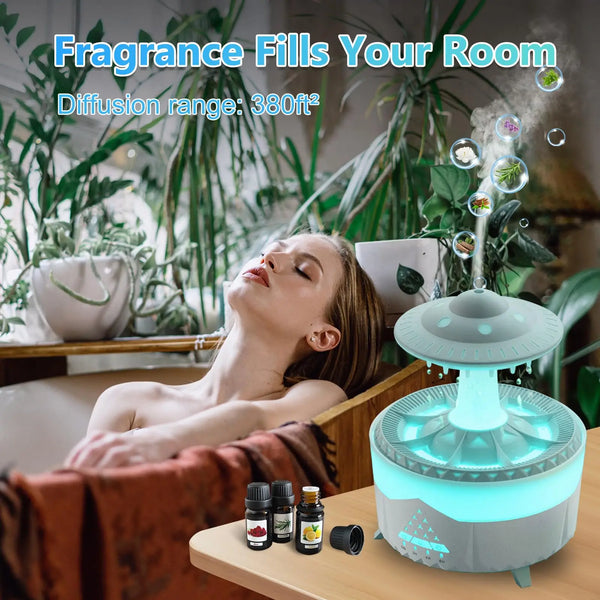 Raindrop Sleepy Light Humidifier