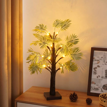 Festive LED Palm Leaf Lights