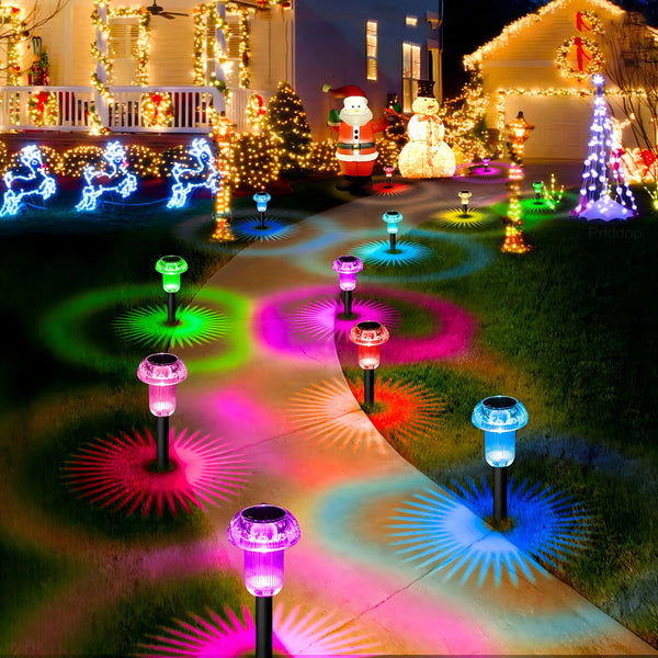 Radiant Mushroom Path Lights
