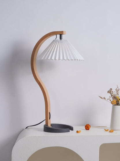 CapriGlow Scandinavian Table Lamp
