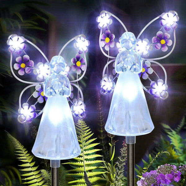 Heavenly Glow Solar Angel Lights