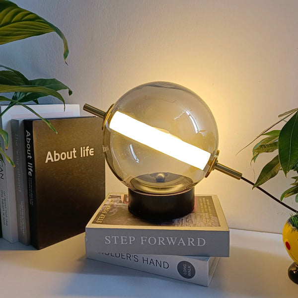 RadiantRevival Retro Glass Table Lamp