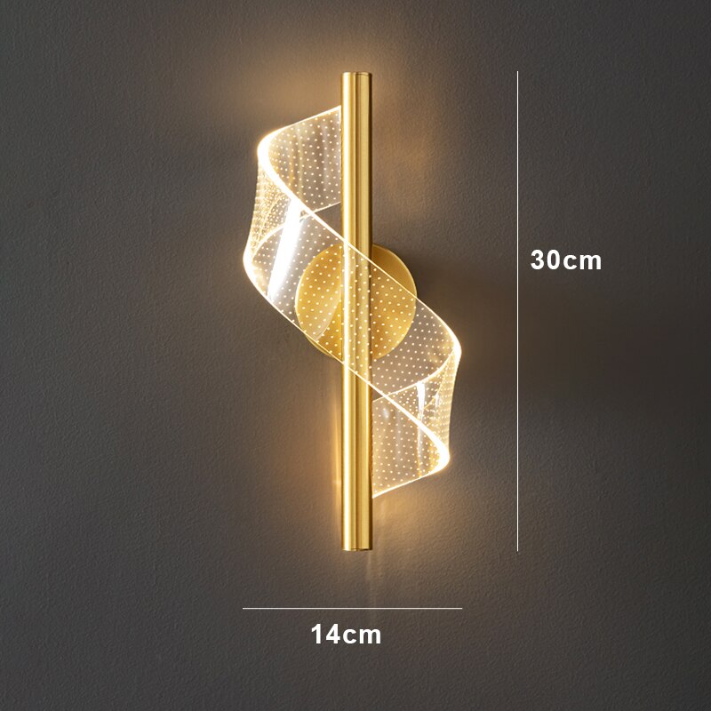 AuroraSwirl™ Wall Sconce Light