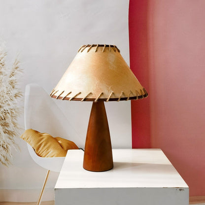 HeritageLight Classic Wooden Table Lamp