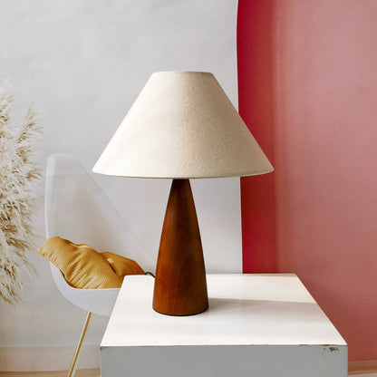 HeritageLight Classic Wooden Table Lamp