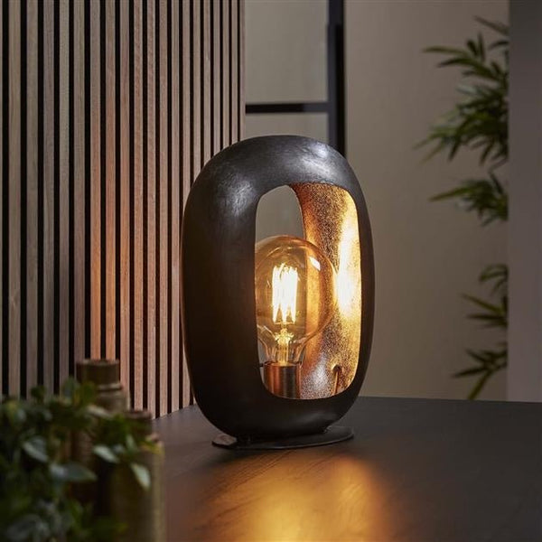 Elegant Black Nickel Table Lamp