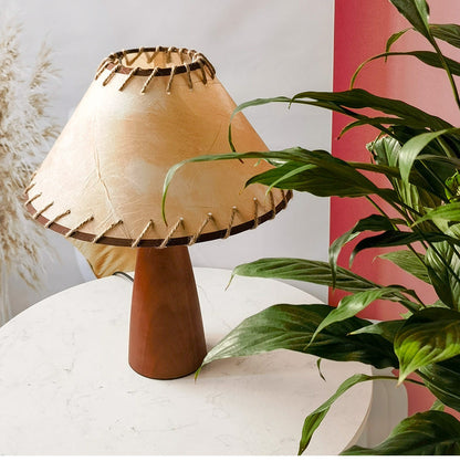 HeritageLight Classic Wooden Table Lamp