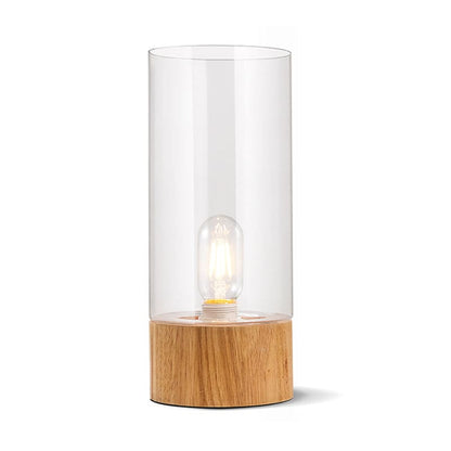 Lumeo Wooden Cylinder Night Lamp