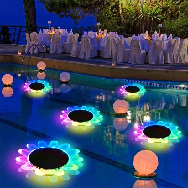 Colorful Solar Pool Lights