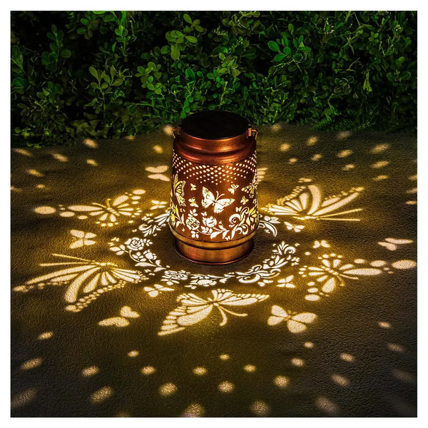 Butterfly Solar Garden Lantern