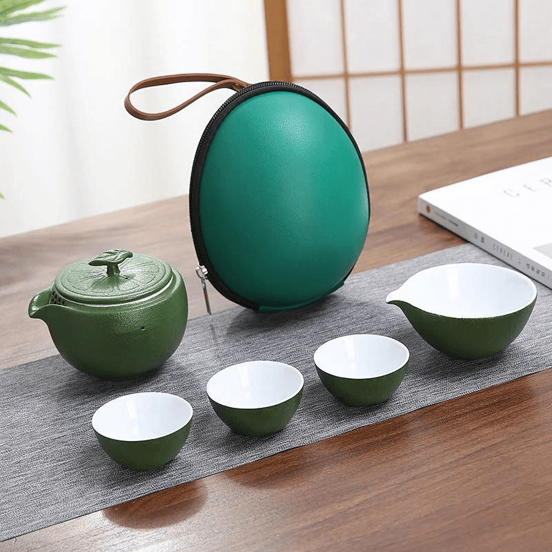 TangyTango™ Japanese Teaset with Travel Case - Indri Zest