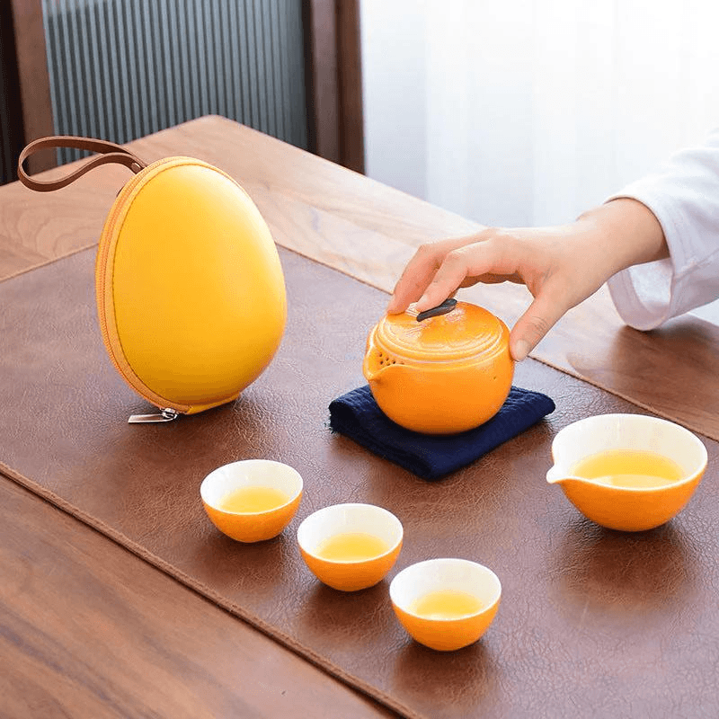 TangyTango™ Japanese Teaset with Travel Case - Indri Zest