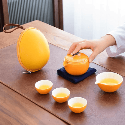 TangyTango™ Japanese Teaset with Travel Case - Indri Zest