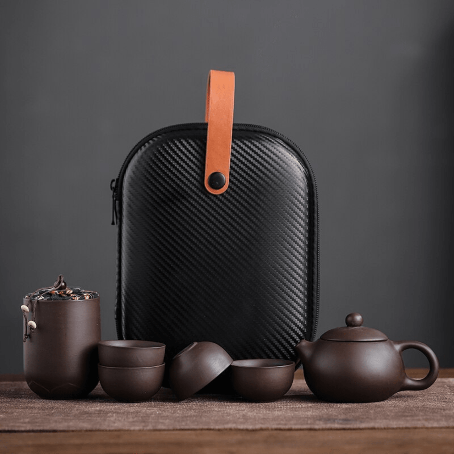 Zisha Gonfu Fu Tea Set (Free Travel Case) - Indri Zest