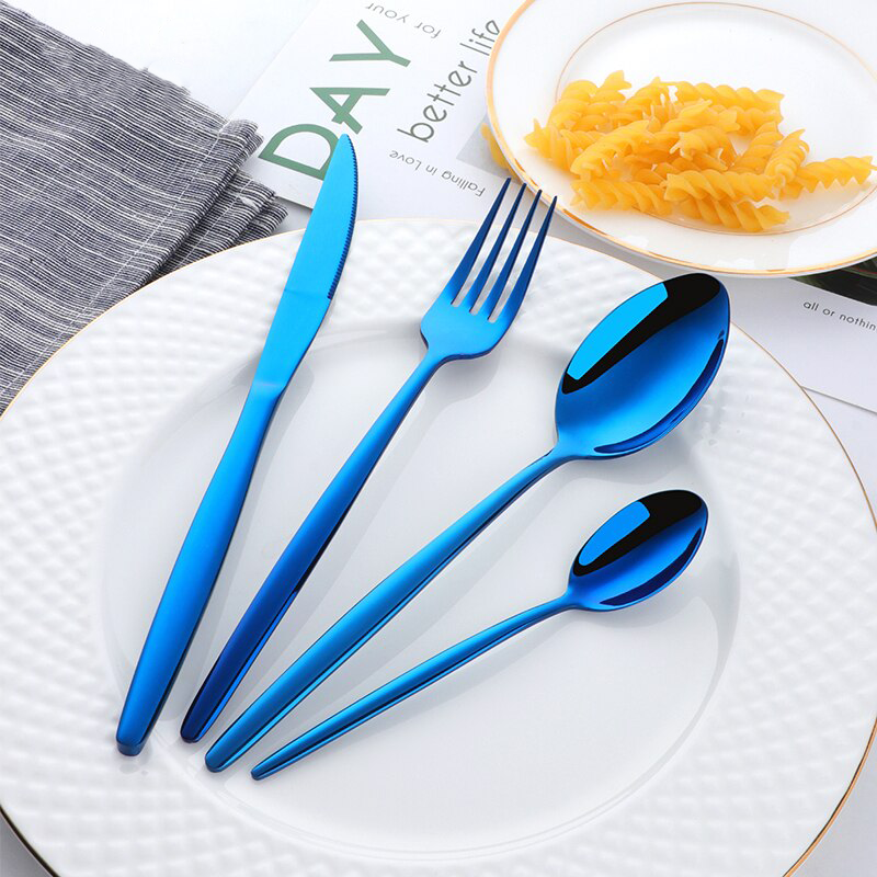 24pcs. Minimalist Flatware Dinnerware Cutlery Set - Indri Zest