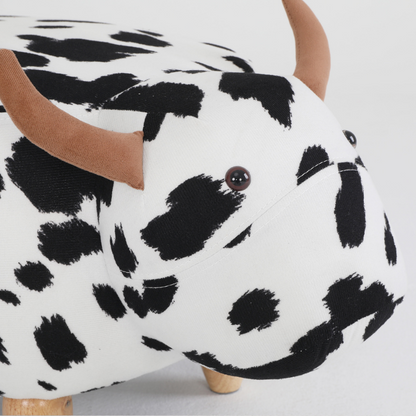 VelvetCow™ Ottoman Footstool with indoor Cat bed house