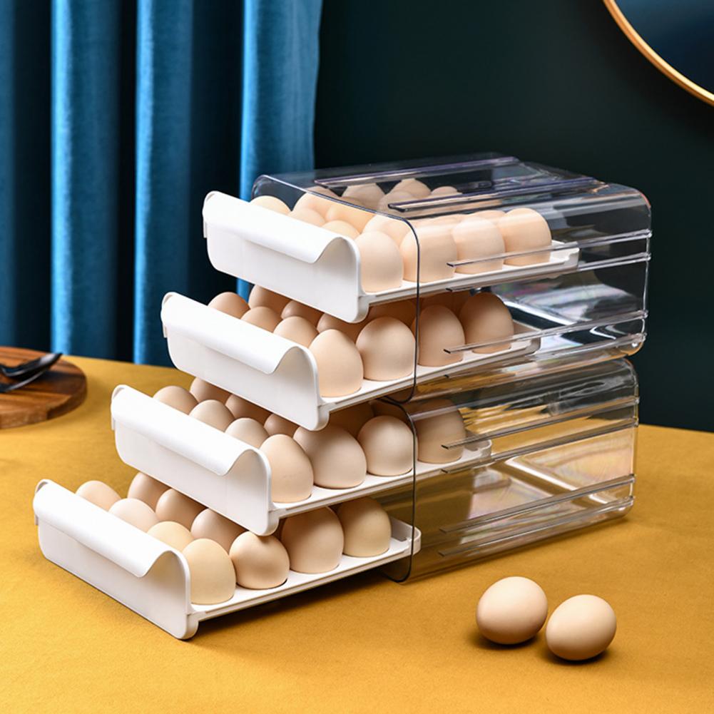32 Grid Drawer Type Egg Storage Box