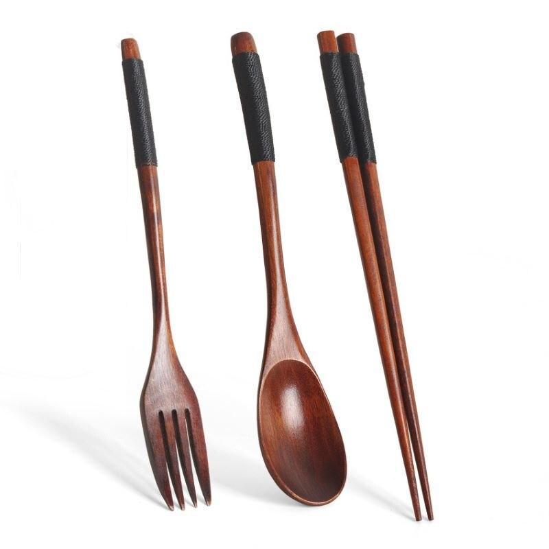 Cocobolo 3pcs. Wooden Flatware - Indri Zest