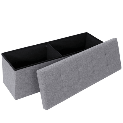 Folding Ottoman Storage Bench