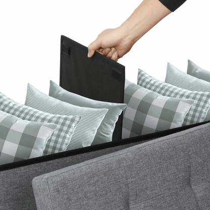 Folding Ottoman Storage Bench