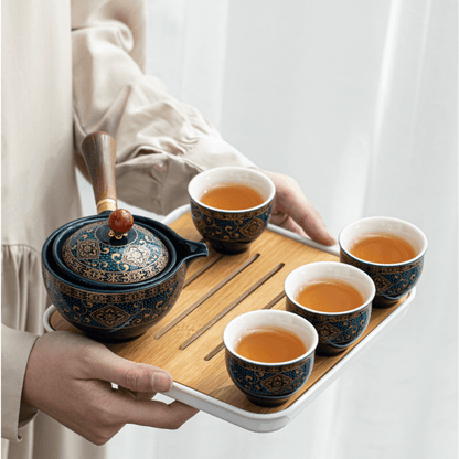 Japanese Tea Set (Free Travel Case) - Indri Zest