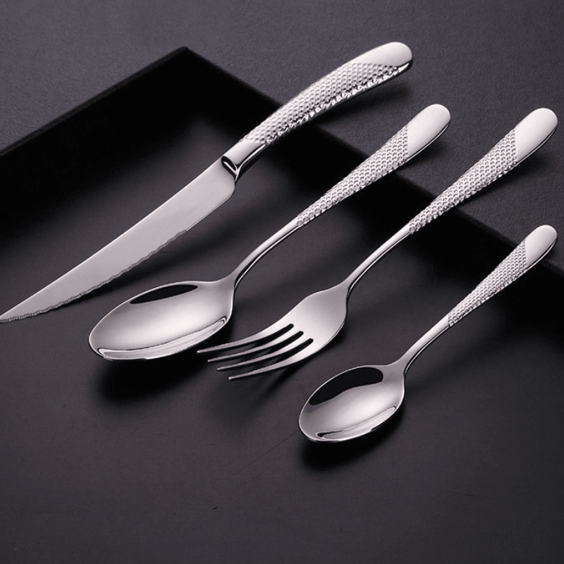 Royal Gold/Silver Plated Flatware Set - Indri Zest